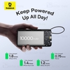 پاوربانک 10000 بیسوس Baseus Bipow 2 P10077101113 توان 20 وات همراه با کابل Type C متصل