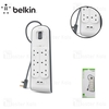 چند راهی برق بلکین Belkin Surge Plus BSV604AF2M دارای 2 پورت