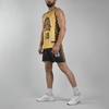 ست رکابی و شلوارک ورزشی مردانه نایک مدل PY-NBA-4C0453 زرد مشکی
