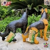 فیگور حیوانات ماکت سگ ژرمن شپرد اسباب بازی نرم و گوشتی بزرگ German Shepherd dog figure﻿﻿ 759