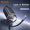شارژر دیواری 2 پورت مک دودو Mcdodo CH-410 FreeGo GaN توان 67 وات همراه با کابل متصل