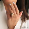 انگشتر گره جواهری ژوپینگ