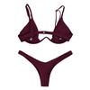 ست بیکینی زنانه مدل ۴B0173 زرشکی