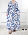 پیراهن نخی چپ و راستی حاشیه دار(حراج یک هفته ای) 6928