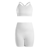 ست نیم تنه و کشاله بند ورزشی زنانه الو مدل ۴B0153 سفید