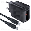 شارژر دیواری ایس فست ACEFAST A82 PD20W GaN Fast Charger توان 20 وات