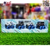 ماشین پلیس فلزی اسباب بازی قدرتی کوچک 4 عددی 489