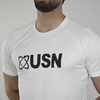 تیشرت ورزشی مردانه یو اس ان مدل TKS-4B0243 سفید
