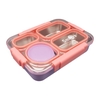 ظرف غذا استنلس مدل ۴Box-Smile ظرفیت ۰.۹ میلی لیتر