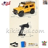 ماشین کنترلی لندرور دیفندر افرود با چراغ پروژکتور اسباب بازی OFF ROAD CRAWLER D90