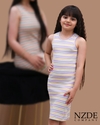 پیراهن رینگی ست مادر دختری Rainbow NZDE