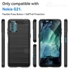 قاب فیبر کربنی نوکیا Nokia G21 / G11 Rugged Armor Fiber Carbon