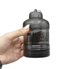 قیف پروتئین وی دو تیکه مدل Muscle Strength شفاف ظرفیت ۱۰۰ میلی لیتر