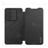 کیف چرمی نیلکین سامسونگ Samsung Galaxy S25 Edge Nillkin Qin Pro Leather Case دارای محافظ دوربین