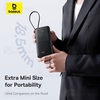 پاوربانک 10000 بیسوس Baseus Bipow 2 P10077101113 توان 20 وات همراه با کابل Type C متصل