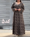  ساحلی فلور پلنگی کمربند مشکی 4168