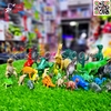 فیگور دایناسور پارک ژوراسیک پک بسته بندی و باغ وحش 37 عددی DINOSAUR WORLD 281