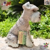 فیگور حیوانات ماکت سگ اشنایزر اسباب بازی نرم و گوشتی بزرگ Schnauzer dog figure﻿﻿ 768