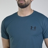 تیشرت ورزشی مردانه آندر آرمور مدل ۴B0238 آبی نفتی