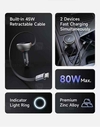 شارژر فندکی مک دودو Mcdodo CC-4850 FreeGo Car Charger توان 80 وات