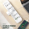 چند راهی برق و شارژر الدینیو LDNIO SC4408 Defender Series Power Strip EU دارای 4 پورت USB