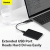 تبدیل OTG تایپ سی به USB 3.1 بیسوس Baseus Ingenuity Mini OTG Adaptor Type C to USB-A 3.1 ZJJQ000001