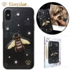 قاب چرمی آیفون Apple iPhone X / XS Kingxbar Swarovski Insect Series Bee