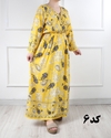 پیراهن نخی چپ و راستی حاشیه دار(حراج یک هفته ای) 6928