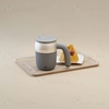 ماگ همزن دار لپرسو LePresso Auto Magnetic Stirring Mug LPCFFM0026 ظرفیت 0.45 لیتر
