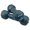 دمبل بدنسازی ام دی ام روکش دار وزن ۱ کیلو گرم بسته دو عددی