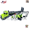 تریلی کنترلی ۱۱ کاناله با بیل مکانیکی شارژی و تریلر جداشونده مدل QH9010 – موزیکال، چراغ‌دار، با کنترل از راه دور 2.4GHz