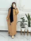 پیراهن ساحلی کتیبه طلایی نخی اورجینال 809