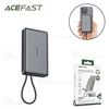 پاوربانک وایرلس 10000 مگ سیف ایس فست ACEFAST M18 توان 20 وات همراه با کابل متصل