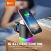 استند و شارژر وایرلس چندکاره مگنتی بیوا Biva WLC-12 3in1 Fast wireless Charger با امکان شارژ اپل واچ