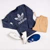 پلیور طرح دار Adidas_blue مدل 2103