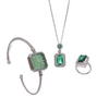 ست دخترانه ساعت و گردنبند و انگشتر Emerald مدل 3737