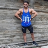 رکابی ورزشی مردانه لیفت مدل PY-STRONG آبی