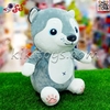 عروسک پولیشی سگ هاسکی 35 سانت اسباب بازی Husky dog plush doll