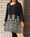 تونیک بیگ سایز حاشیه دار طرح اندونزی 6882