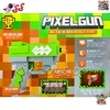 تفنگ اسباب‌بازی ماینکرافت Pixel Gun با تیرهای فومی ایمن 828