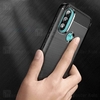 قاب فیبر کربنی موتورولا Motorola Moto E20 Rugged Armor Fiber Carbon