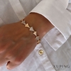 دستبند نگین‌دار طرح طلا ژوپینگ