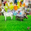 حیوانات اسباب بازی ست باغ وحش 5 عددی WORLD ANIMALS 70051