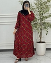 پیراهن ساحلی گلدار وارداتی دریا 4132