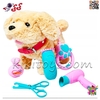 سگ رباتی پشمالو قلاده دار موزیکال بزرگ مدل Pet Play Set T830