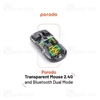 موس وایرلس دو حالته پرودو Porodo Transparent Dual-Mode PD-TMDM