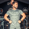 تیشرت ورزشی مردانه نایکی مدل MuB-213 چریکی پیکسلی سبز طوسی