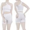 ست نیم تنه و کشاله بند ورزشی زنانه مدل ۲۰۶۱ سفید
