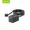 چند راهی و هاب شارژر 6 پورت باوین Bavin PC2026y طول 1.5 متر توان 65 وات
