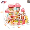 قصر و خانه باربی اسباب بازی سه طبقه موزیکال دخترانه 6675 DIY CASTLE VILLA